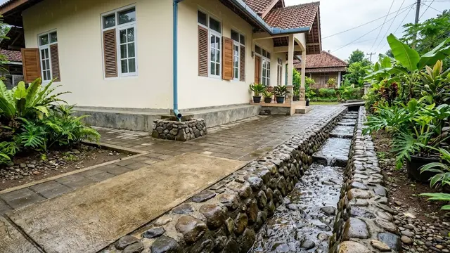 6 Model Saluran Drainase Samping Rumah agar Air Tidak Menggenang