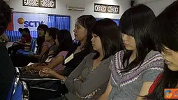 Citizen6, Denpasar: Sejumlah peserta SGTC di Kampus FISIP Udayana, Denpasar, Minggu (10/4). (Pengirim: Edowardo)