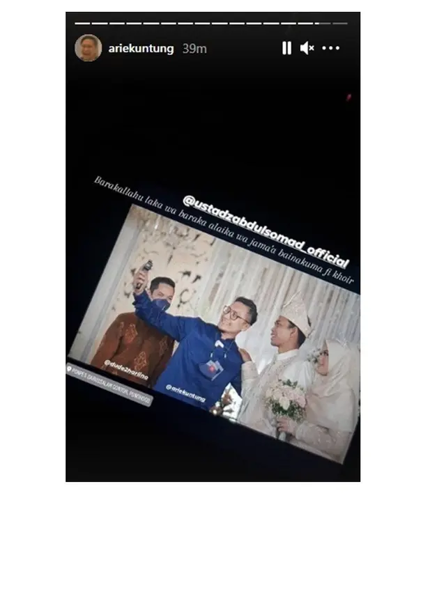 7 Potret Resepsi Pernikahan Ustaz Abdul Somad, Digelar Tertutup