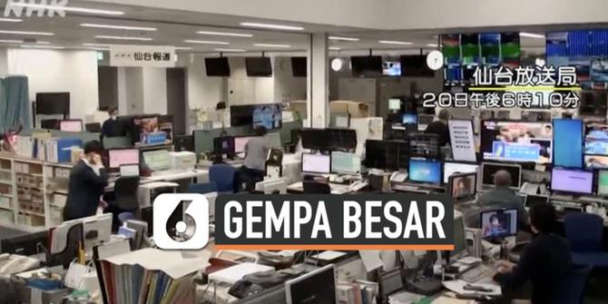 VIDEO: Ngeri, Detik-Detik Gempa Besar Magnitudo 7 Guncang Jepang