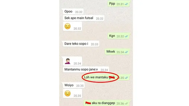 6 Chat Kocak ke Mantan Pacar Ini Bikin Geleng Kepala