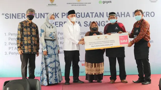 BAZNAS Fasilitasi Permodalan dan Akses Pasar Pengusaha Warteg Area Jabodetabek.