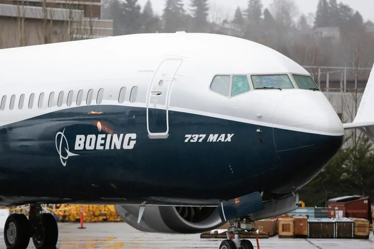 Ilustrasi pesawat Boeing 737 MAX (AFP Photo)