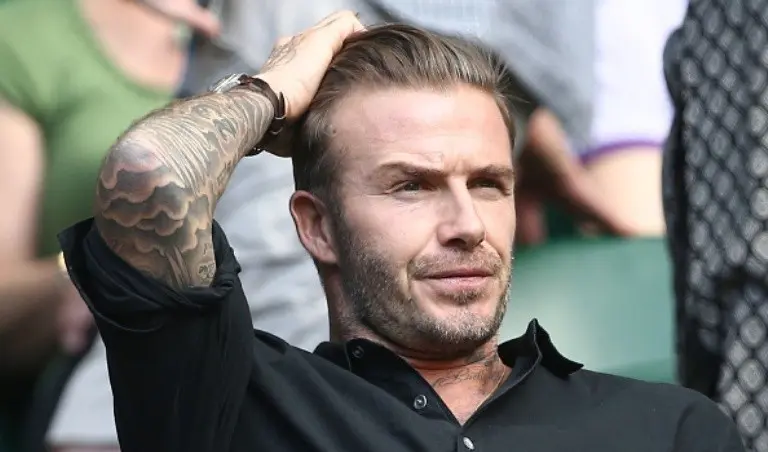 Mantan pemain Real Madrid, David Beckham (AFP/Justin Tallis)