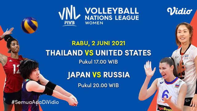 Live Streaming Big Match Volleyball Nations League 2021 Hari Ini