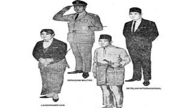 Mengenal Gaya Busana Soeharto Dari Pakaian Adat Hingga Militer Regional Liputan6 Com