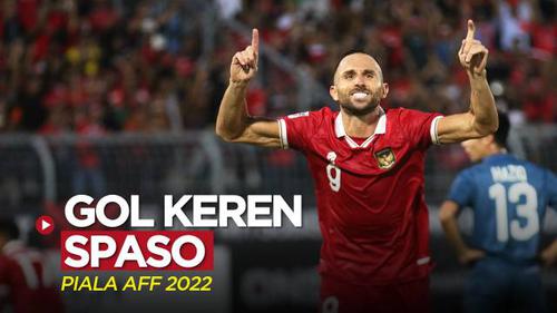 VIDEO: Gol Keren Striker Timnas Indonesia, Ilija Spasojevic di Piala AFF 2022