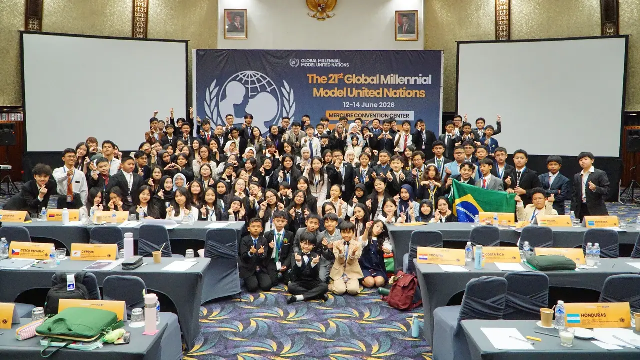 Lebih dari 1.000 delegasi dari 10 negara berkumpul di Jakarta untuk mengikuti Global Millennial Model United Nations (GM MUN) 2026.
