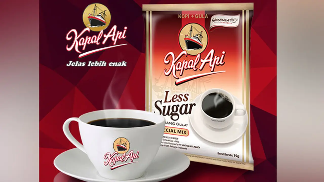 #guladikitlebihsehat Ajakan Hidup Sehat Kapal Api Less Sugar