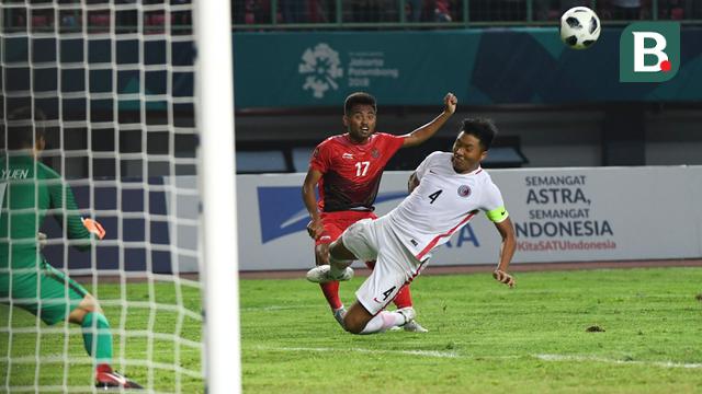 Sepak Bola : Indonesia Vs Hong Kong