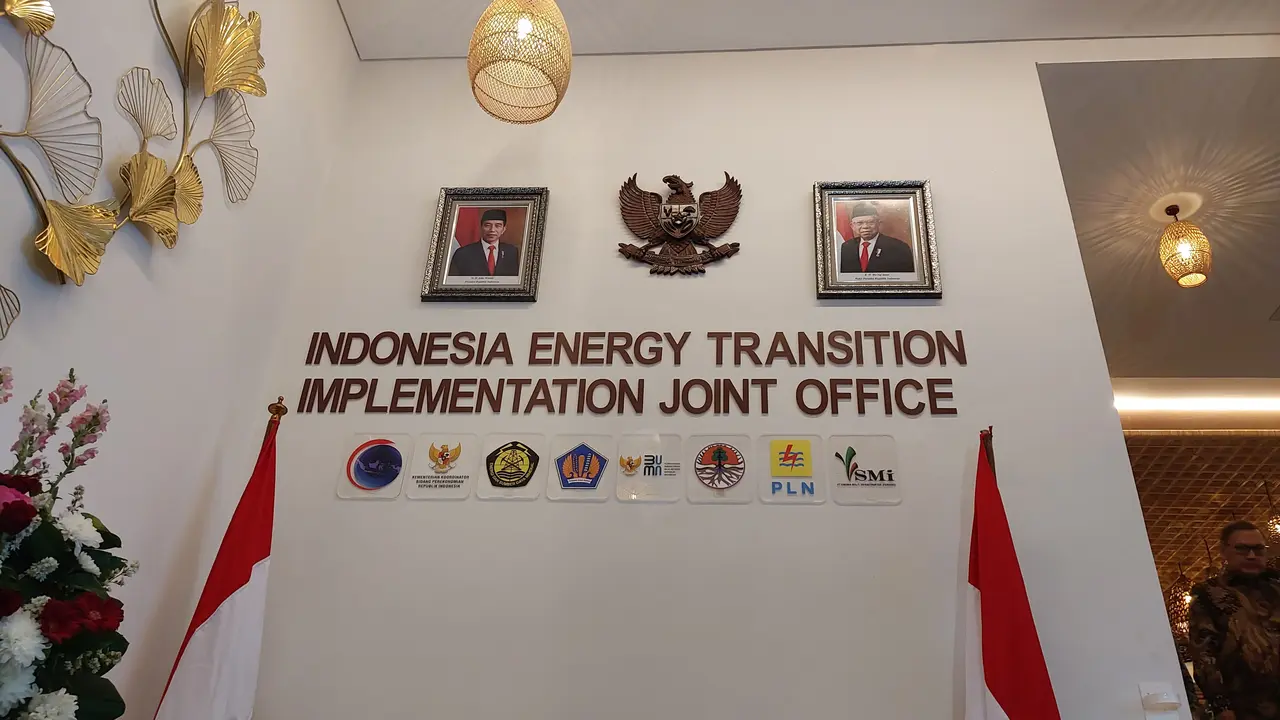 Peresmian kantor Satuan Tugas Transisi Energi Nasional (TEN) atau Indonesia Energy Transition Implementation Joint Office.