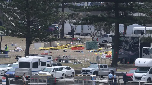 Suasana Pantai Bondi Australia Pasca Penembakan Massal