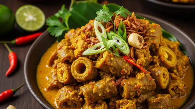 Usus Sapi Bumbu Kuning