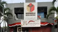 Kantor Bawaslu Kota Depok, Jalan Nusantara Raya, Kecamatan Beji, Kota Depok. (Liputan6/George Genesis)
