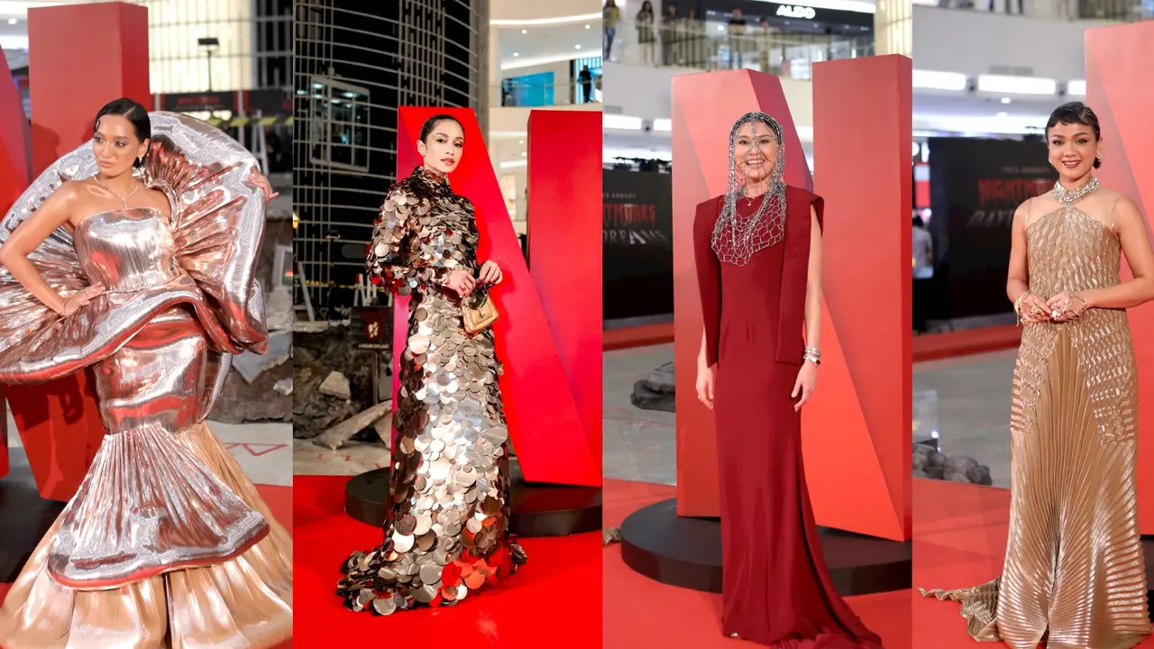 6 Adu Gaya Unik Artis di Gala Premiere Nightmares and Daydreams, Asmara Abigail Bergaun ‘Balon’ hingga Faradina Mufti dengan Gaun Bling-blin