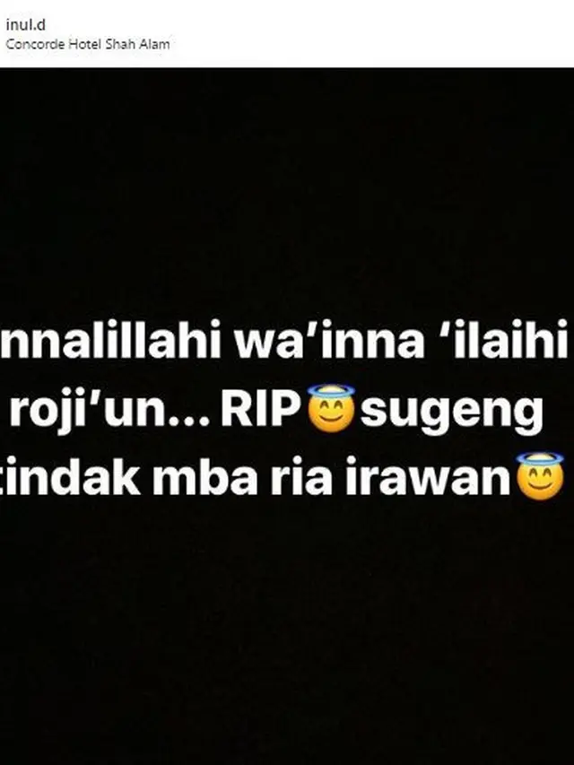 Unggahan Inul Daratista. (Foto: Instagram @inul.d)