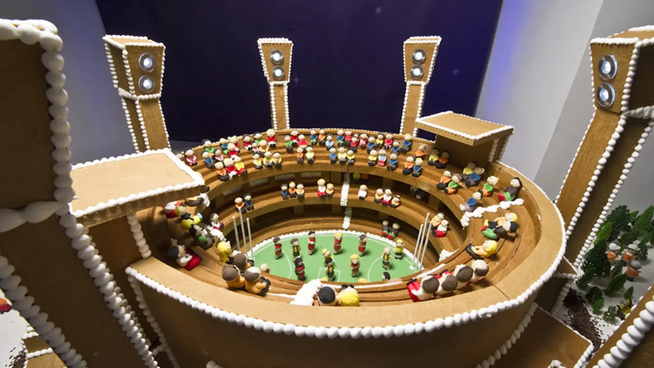 Keren, Miniatur Melbourne dari 500 Kg Kue Jahe