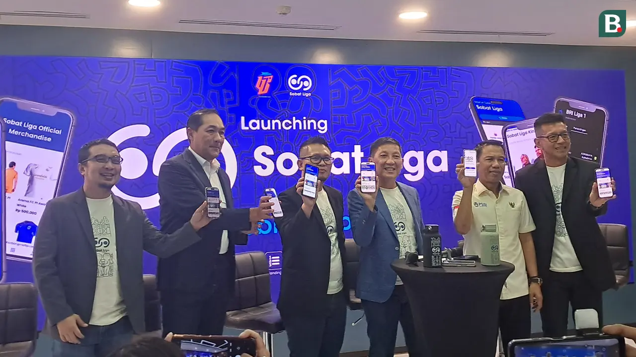 PT Liga Indonesia Baru (LIB) meluncurkan aplikasi bernama Sobat Liga di Kantor PT LIB, Menara Mandiri 2, Jakarta Pusat, pada Senin (28/4/2025).