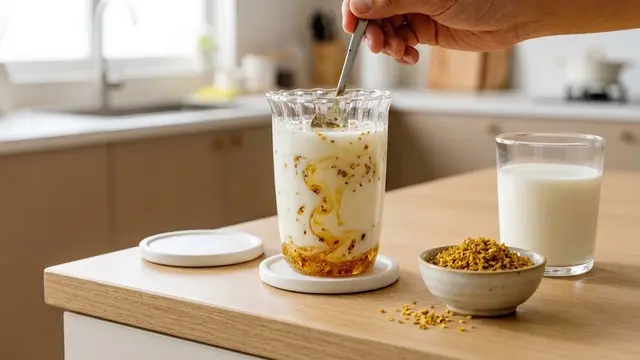 Cara membuat osmanthus milk