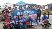 Viking dan Aremania Kompak Dukung Timnas di Malaysia