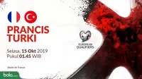 Kualifikasi Piala Eropa 2020 - Prancis Vs Turki (Bola.com/Adreanus Titus)
