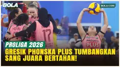 Tampil Tangguh! Gresik Phonska Plus Pupuk Indonesia Gilas Juara Bertahan Jakarta Pertamina Enduro