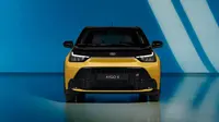 Toyota Aygo X facelift memadukan desain mungil khas city car dengan teknologi hybrid penuh. (Carscoops)