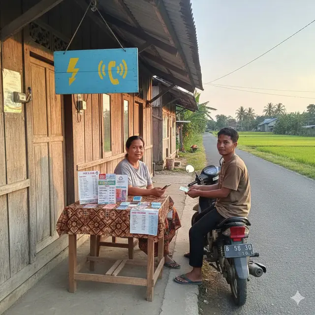 Ide usaha di desa modal Rp2 juta (Foto: Gemini AI)
