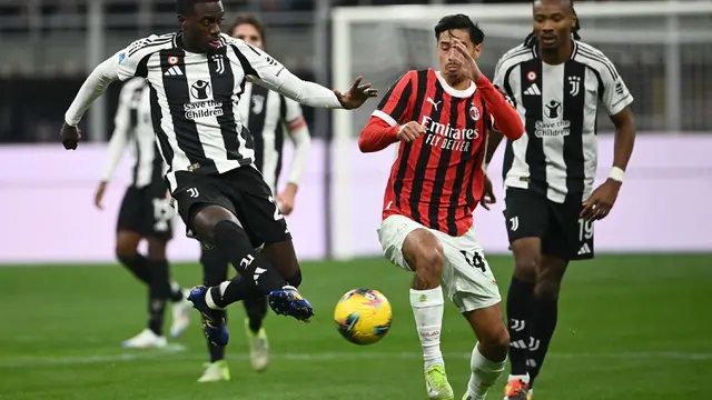 Skor Kacamata Warnai Hasil Pertandingan AC Milan Melawan Juventus