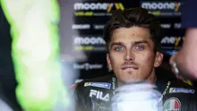 Adik Valentino Rossi, Luca Marini. (Ronny Hartmann / AFP)