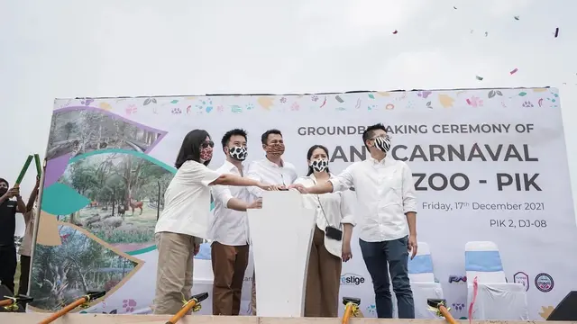 Raffi Ahmad Bangun Kebun Binatang, Ini 7 Momen Peletakan Batu Pertama