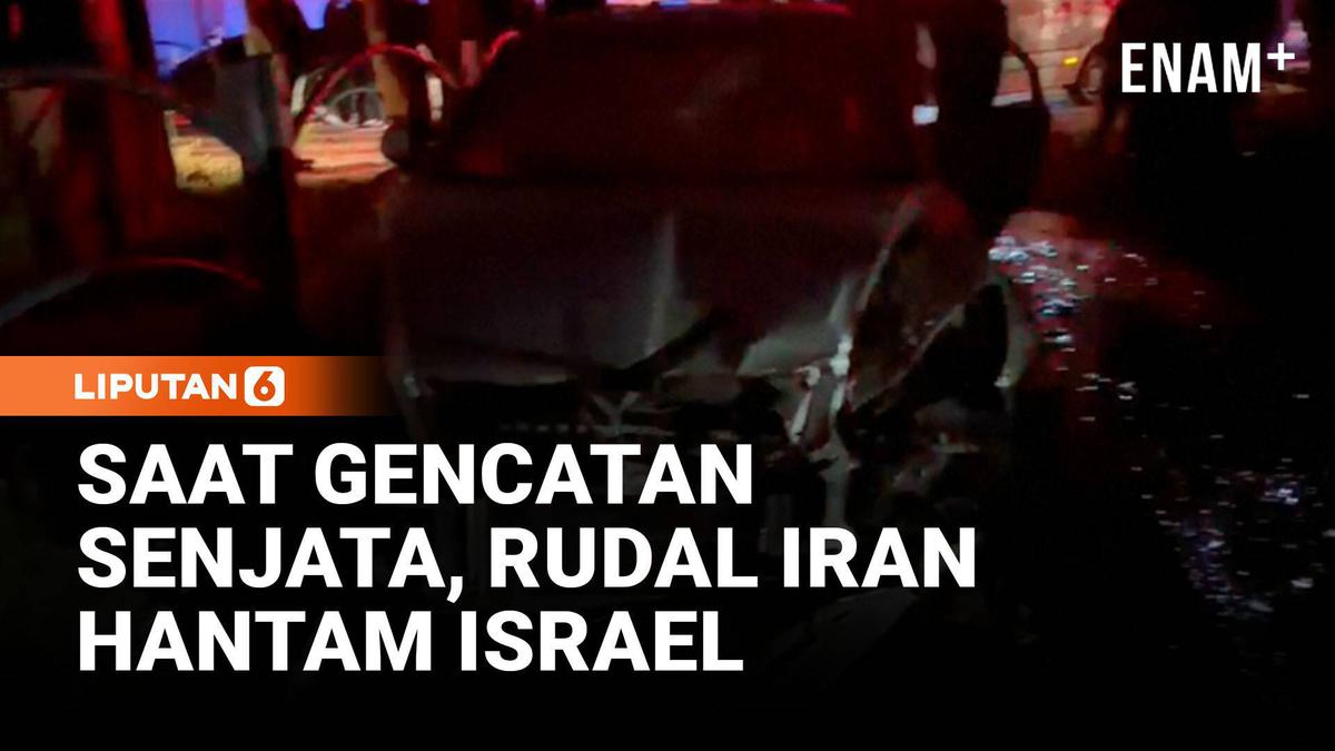 Sirine Perang Berbunyi! Rudal Iran Hantam Israel di Tengah Gencatan Senjata