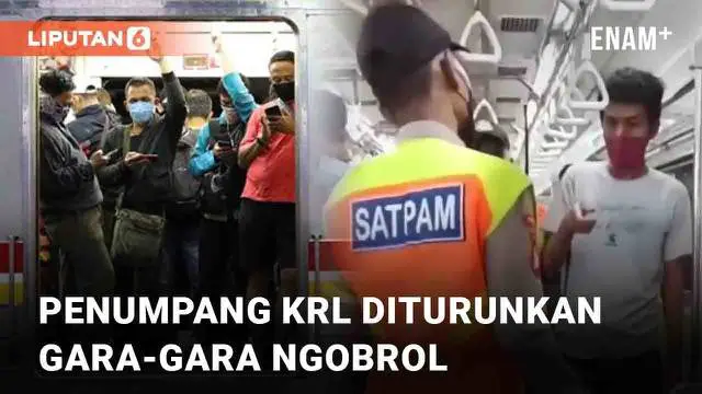 Insiden pengusiran penumpang KRL viral di media sosial. Sejumlah petugas keamanan meminta tiga pria turun dari kereta. Menurut narasi yang beredar, ketiganya diminta turun di Stasiun Manggarai gara-gara ngobrol.