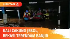 Ratusan rumah di Perumahan Bumi Nasio Indah, Jati Asih, Kota Bekasi, Jawa Barat, terendam banjir. Ketinggian air yang mencapai 1 meter lebih membuat sejumlah warga terpaksa dievakuasi lantaran ketinggian air terus meninggi.