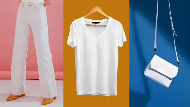 Ilustrasi all white outfit