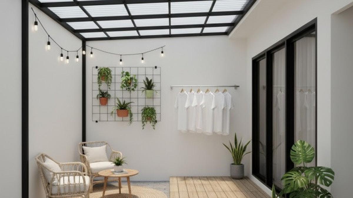 7 Ide Halaman Rumah Type 36 yang Multifungsi dan Cantik untuk Bersantai hingga Jemur Baju