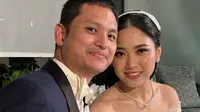 Jessica Tanoesoedibjo Anak Bos Kenakan Gaun Mewah saat pernikahannya, credit: Instagram.com/valenciatanoe