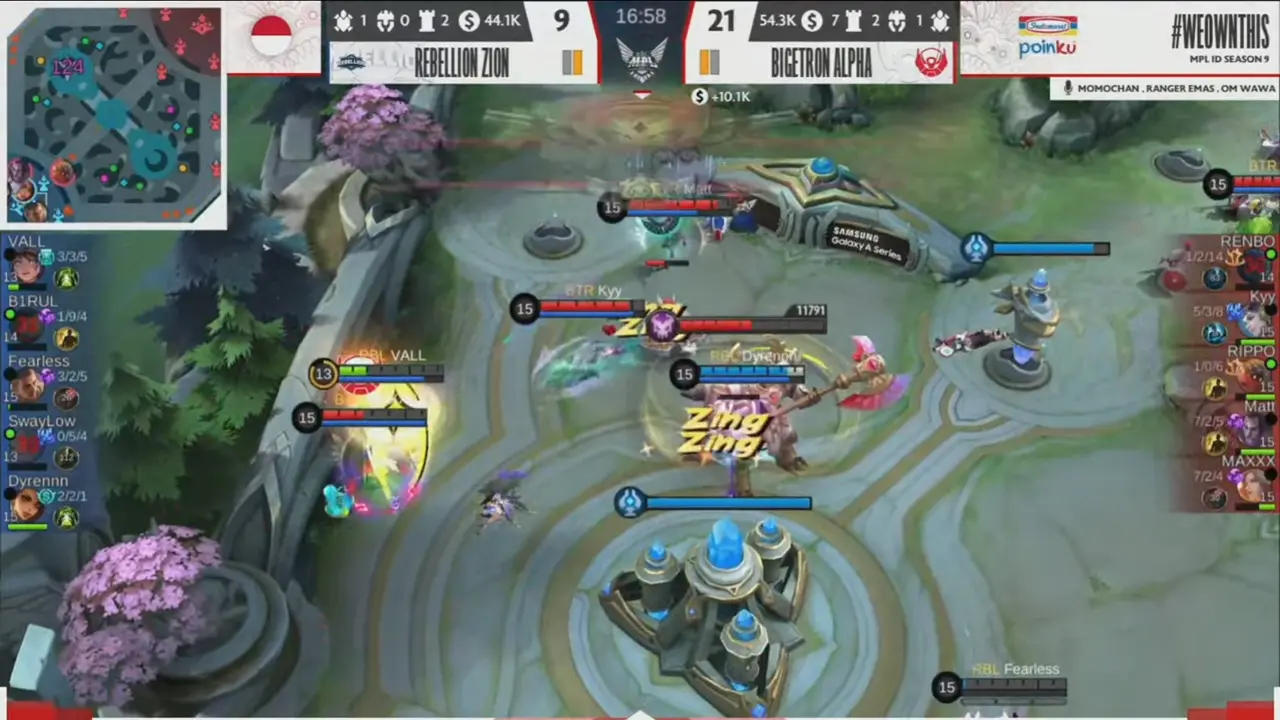 Rebellion Zion vs Bigetron Alpha di MPL ID S9