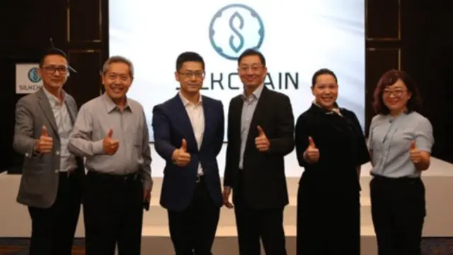 Presentasi Silkchain di hadapan para pimpinan bisnis Indonesia di Hotel Fairmont, Jakarta. Dok: Silkchain