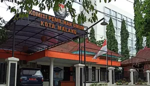 Kantor KPU Kota Malang. (Istimewa)