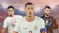 Timnas Indonesia - Rapor pemain naturalisasi Indonesia saat bertemu China (Bola.com/Adreanus Titus/Geaby Fadhilatu Sholikha)
