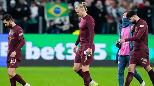 Foto: Penampilan Angin-Anginan Manchester City saat Melawan Juventus, Lupa Caranya Menang