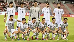 Starting XI Timnas Yaman saat menghadapi Timnas Lebanon dalam laga tunda Grup B Kualifikasi Piala Asia 2027, Kamis (4/6/2026) malam WIB. (Dok.FA Yaman)