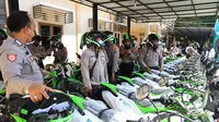 Polres Probolinggo Kota  terima hibah puluhan kendaraan roda dua dari Pemkot Probolinggo (Istimewa)