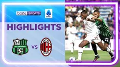 Berita video highlights laga pekan keempat Liga Italia (Serie A) 2022/2023 antara Sassuolo melawan AC Milan yang berakhir dengan skor 0-0, di mana Mike Maignan melakukan penyelamatan krusial, Selasa (30/8/2022) malam hari WIB.