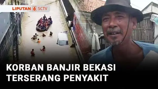VIDEO: Korban Banjir Bekasi Terserang Penyakit, Butuh Obat dan Bantuan Logistik