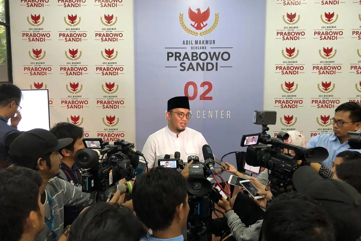 Koordinator Juru Bicara Badan Pemenangan Nasional (BPN) Prabowo-Sandi, Dahnil Anzar Simanjuntak