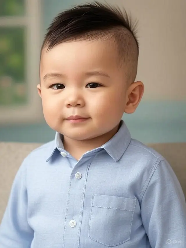 Model Rambut Bayi Laki-laki