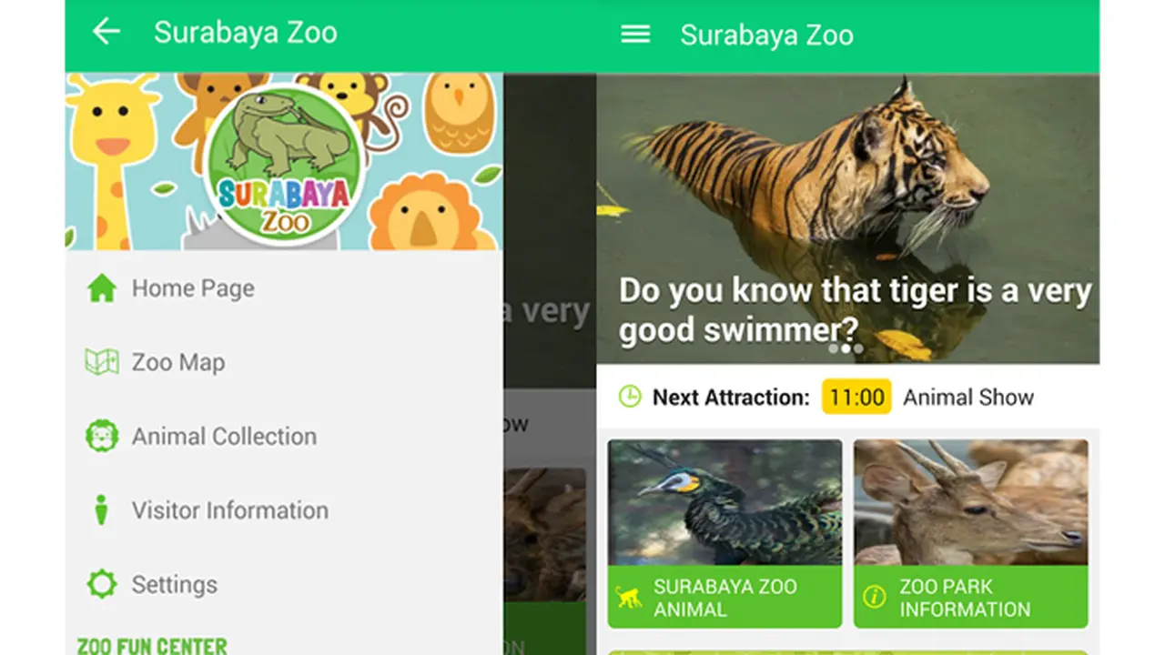Surabaya Zoo, Aplikasi Khusus Kebun Binatang Surabaya