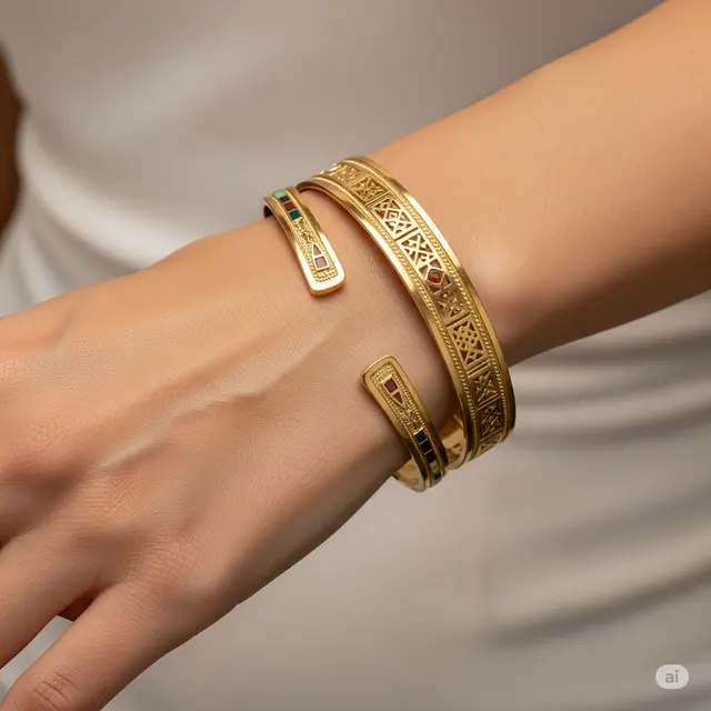 Gelang Emas Cuff: Statement Bold untuk Penampilan Maksimal